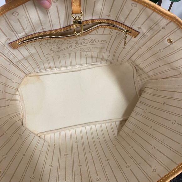 Louis Vuitton Neverfull MM Damier Azur Tote Bag - Picture 3 of 11